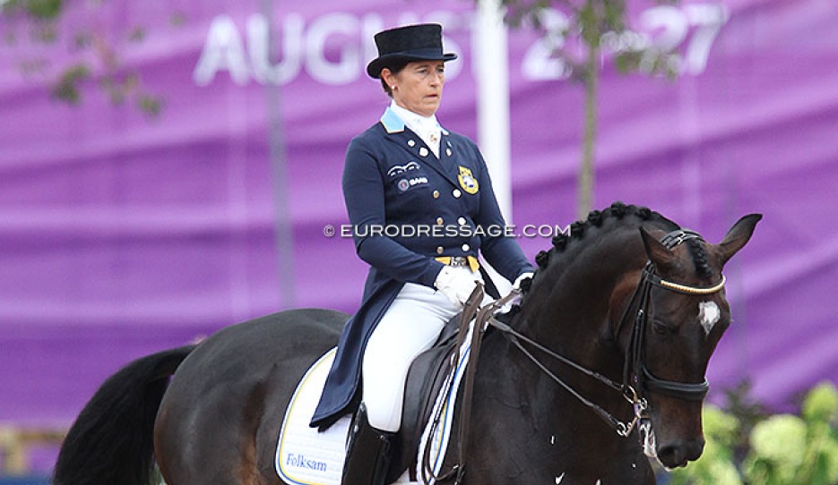 Tinne Vilhelmson-Silfvan on Paridon Magi at the 2017 European Championships in Gothenburg :: Photo © Astrid Appels