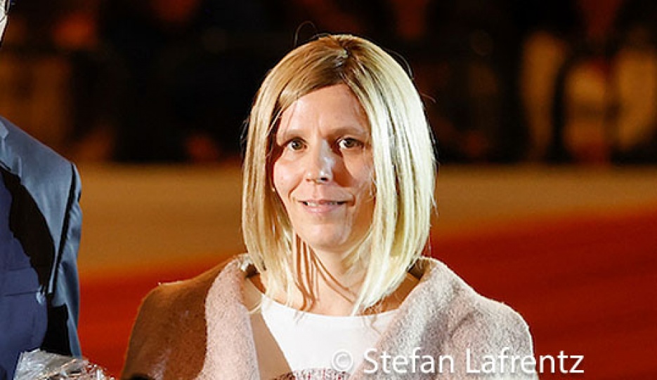 Silke Druckenmüller at the 2021 Trakehner Stallion Licensing :: Photo © Stefan Lafrentz