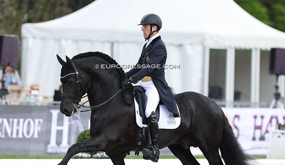 Marc-Peter Spahn and Elias 494 at the 2022 CDI Hagen :: Photo © Astrid Appels