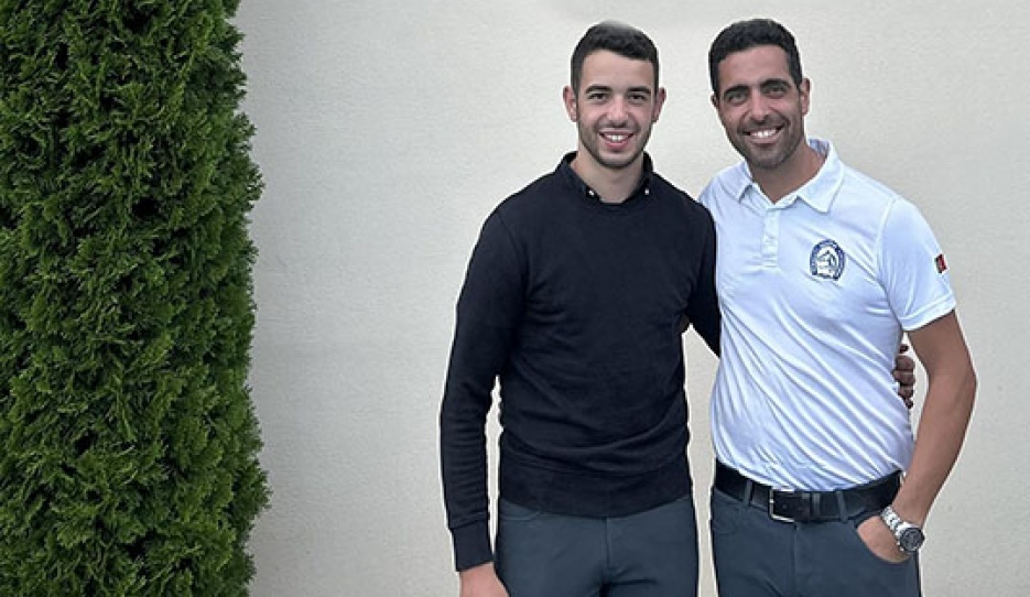 Tiago Andre Ferreira and Roberto Brasil have started their own dressage training business at Equiminho in Barcelos, Portugal