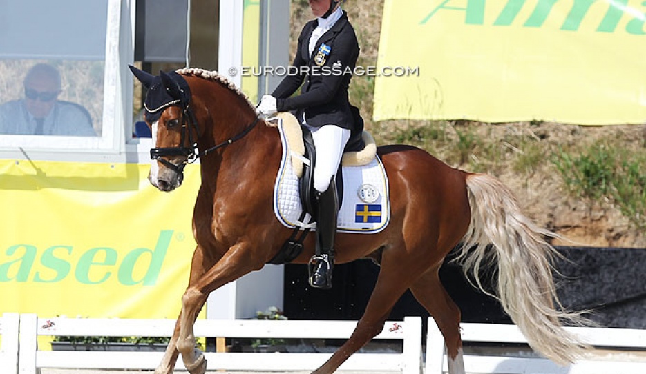 Ellen Olsson and Daylight at the 2018 CDI Uggerhalne :: Photo © Astrid Appels