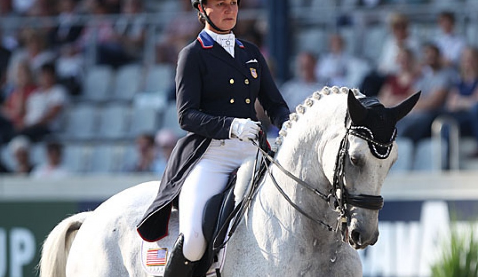 Adrienne Lyle and Harmony's Duval at the 2019 CDIO Aachen :: Photo © Astrid Appels