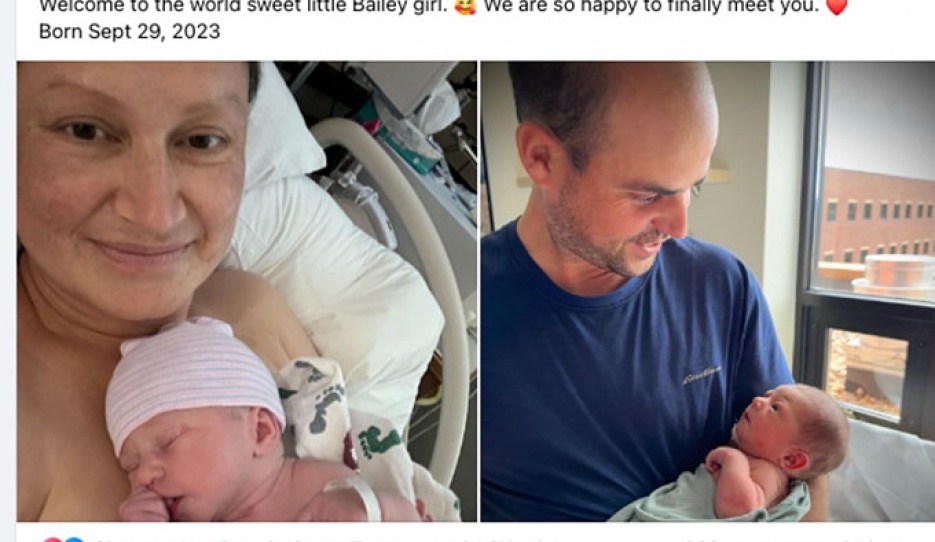 Welcome to the world, Bailey