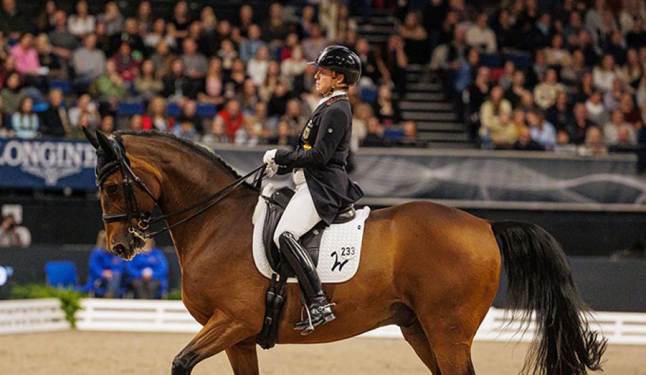 Isabell Werth and Emilio score a double win at the 2023 CDI-W Stuttgart :: Photo © Digishots