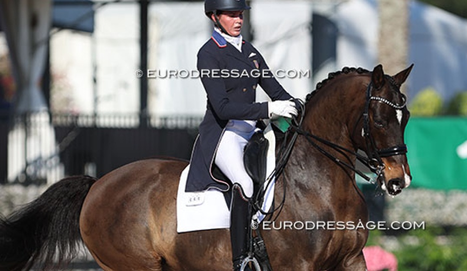 Anna Marek and Fire Fly at the 2023 CDI Wellington :: Photo © Astrid Appels