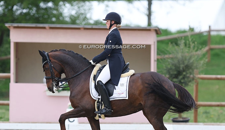 Emma Kanerva on Feldrose at the 2022 CDI Troisdorf :: Photo © Astrid Appels