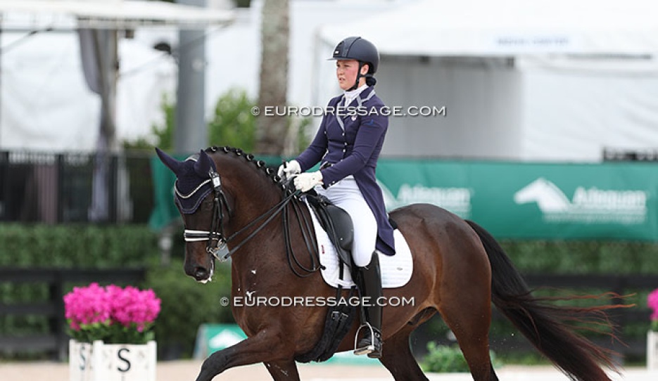 Allison Nemeth on Leviathan at the 2024 CDI Wellington :: Photo © Astrid Appels