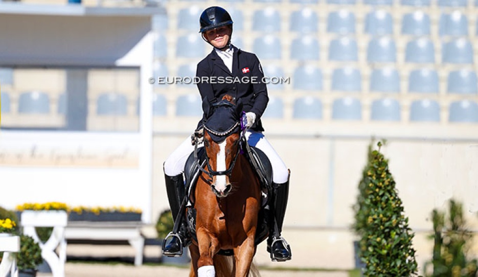 Isabella Struntze Torp and Lykkehøjs Dream of Dornik at the 2025 CDI Aachen Festival 4 Dressage :: Photo © Astrid Appels