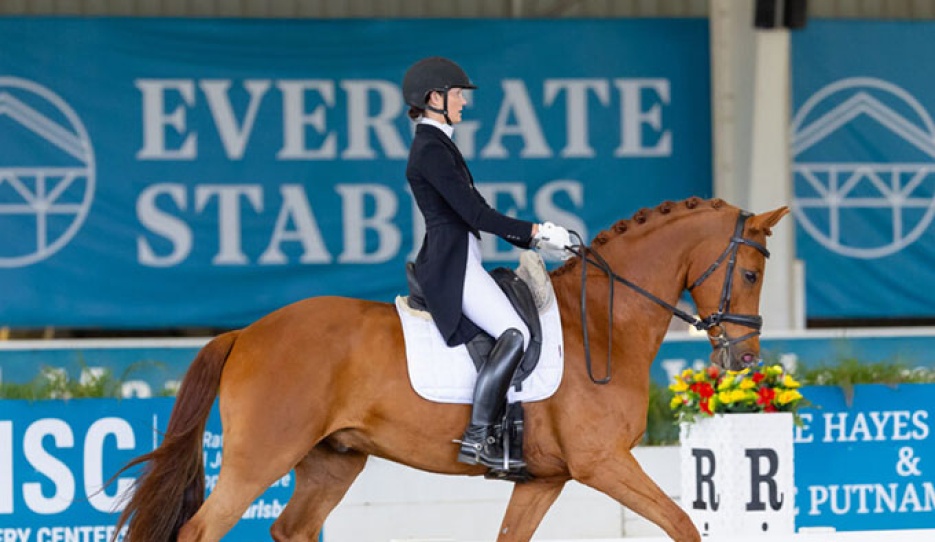 Sarah Mason-Beaty and Liang at the 2025 CDI Del Mar :: Photo © Terri Miller