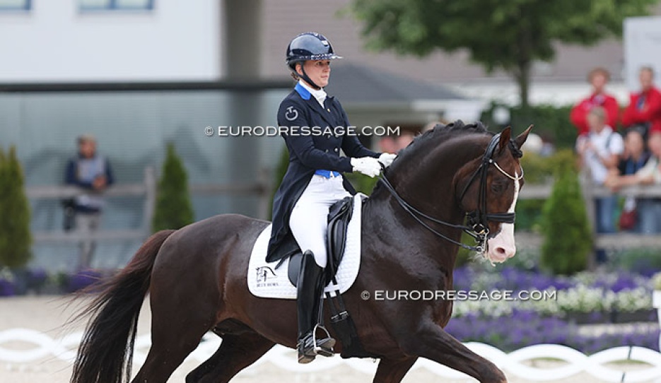 Nanna Skodborg Merrald and Don Olymbrio at the 2023 CDIO Aachen :: Photo © Astrid Appels