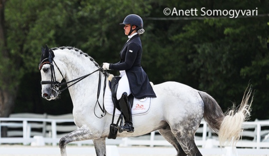 Jazmin Yom Tov and Konficius at the 2024 CDI-W Pilisjaszfalu in Hungary :: Photo © Anett Somogyvari