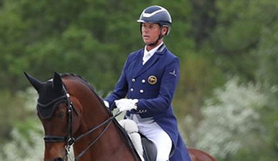 Carl Hester and Fame at the 2025 CDI Addington :: Photo © Spidge 