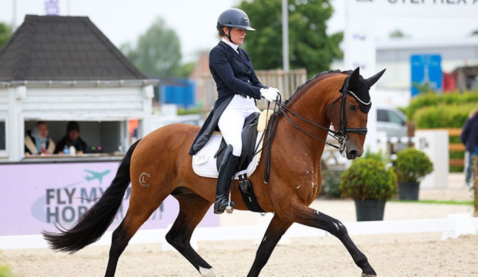 Maxi Kira von Platen and Mantovani's Nuelo Das Lezirias at the 2025 CDIO Lier :: Photo © Astrid Appels