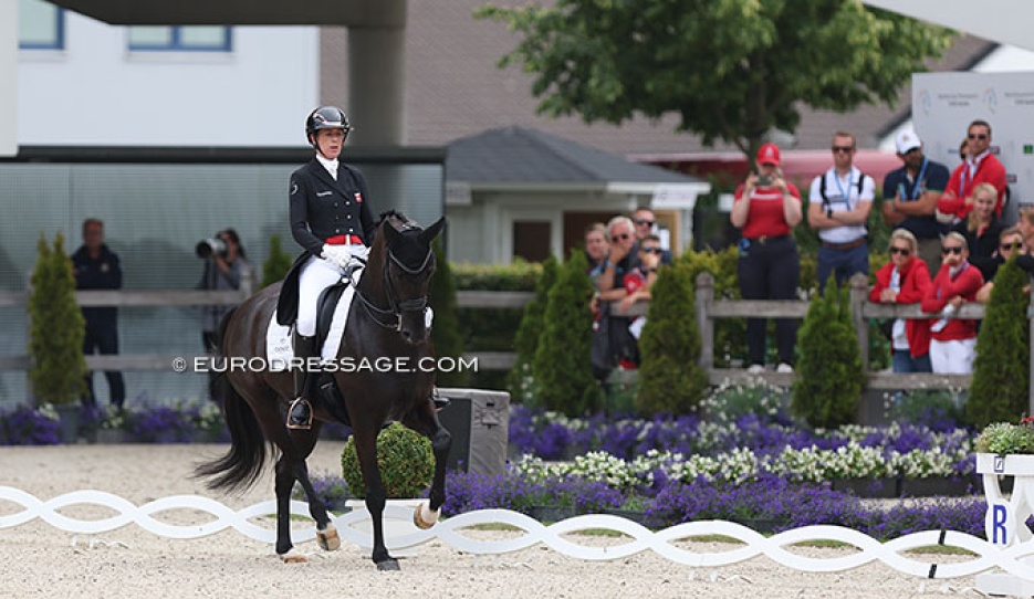 Carina Cassoe Kruth and Heiline's Danciera at the 2023 CDIO Aachen :: Photo © Astrid Appels