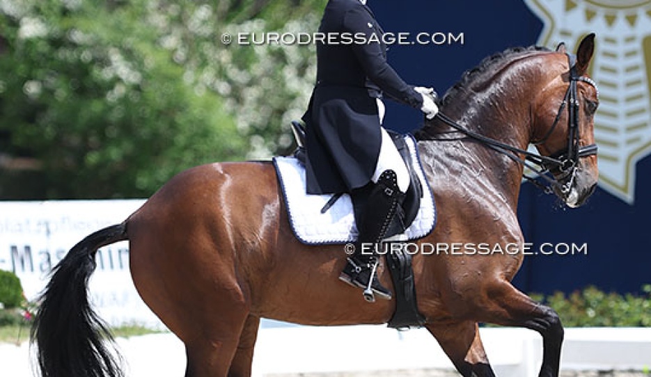 Olivia Vliek and Annamira at the CDI Hagen in June 2024 :: Photo © Astrid Appeks