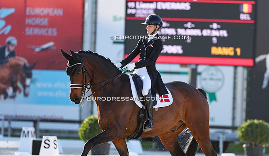 Michella Skovsager and Blue Hors Elliot at the 2025 CDIO Lier :: Photo © Astrid Appels