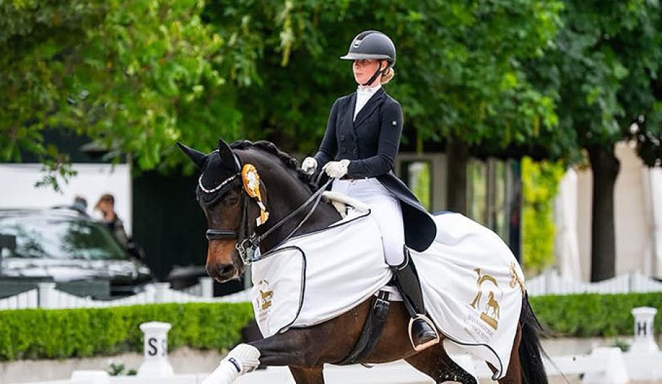 Hanna Hofer on Romina HH at the 2025 CDI-W Mariakalnok :: Photo © Lukasz Kowalski