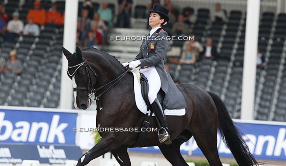 Beatriz Ferrer-Salat and Faberge at the 2011 European Dressage Championships :: Photo © Astrid Appels