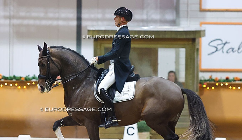 Hans Peter Minderhoud and Invictus at the 2023 CDI Kronenberg Indoor :: Photo © Astrid Appels
