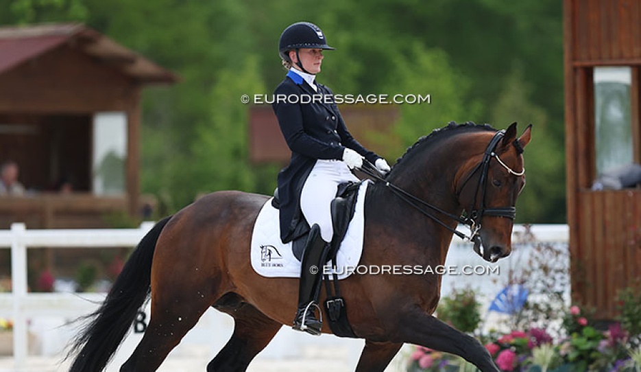 Nanna Skodborg Merrald on Blue Hors Monte Carlo at the 2024 CDIO Compiegne :: Photo © Astrid Appels