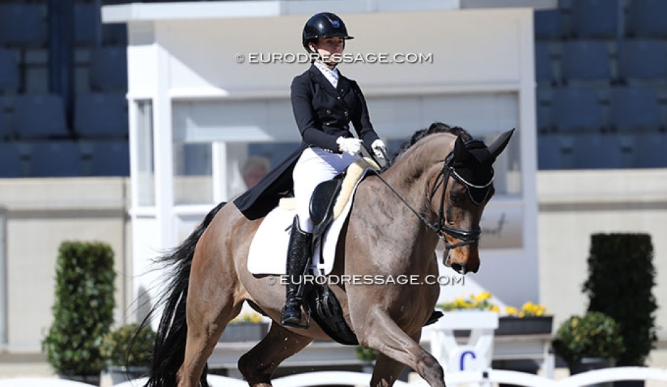 Ukraine's Tetiana Sokolova on Energy at the 2025 CDI Aachen Festival 4 Dressage :: Photo © Astrid Appels