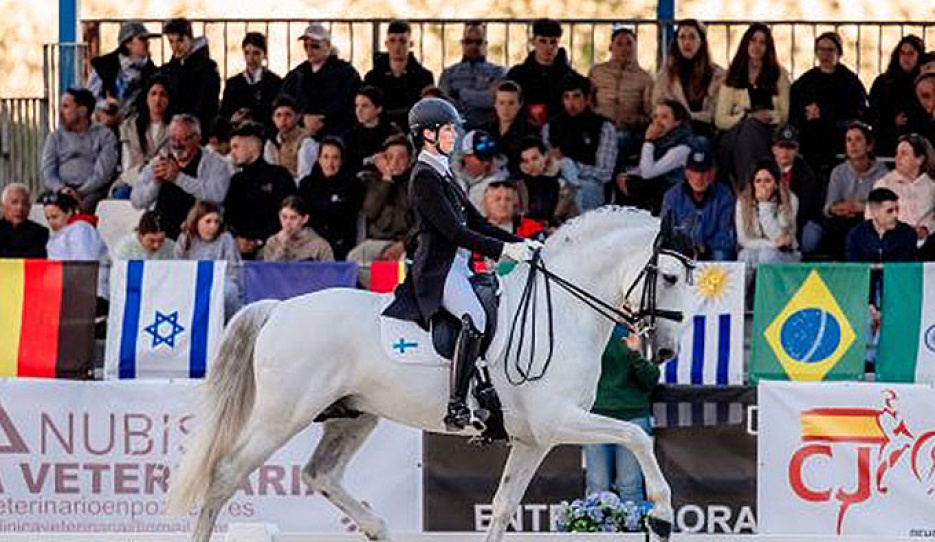 Jenni Matilda Schmechel and Zagal Azores at the 2025 CDI Camarma de Esteruelas (Las Cadenas) :: Photo © Lily Forado