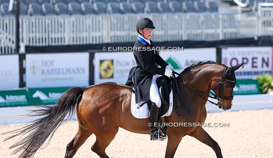 Quentin Sloan and Finn at the 2025 Palm Beach Derby in Wellington :: Photo © Astrid Appels
