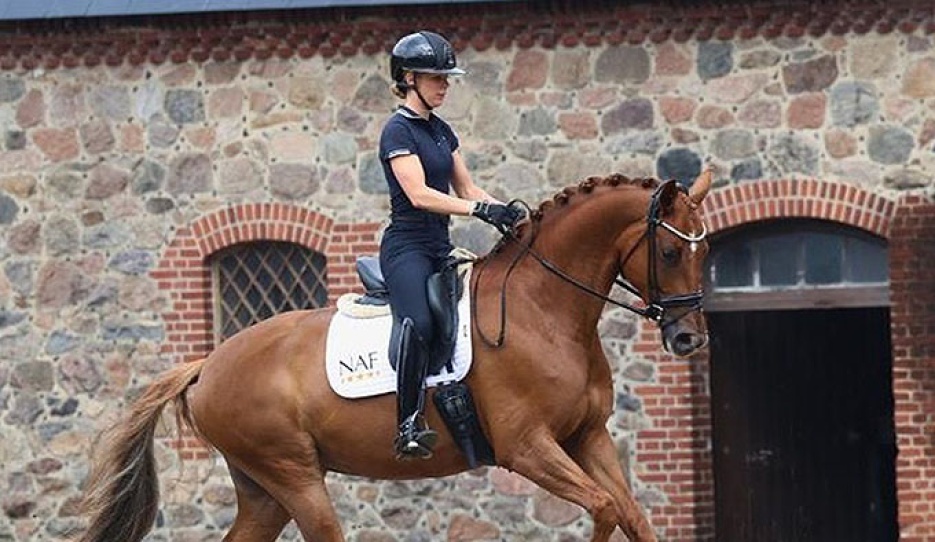 Selina Solberg Vittinghus on Atterupgaards Daimi :: Photo © Ridehesten