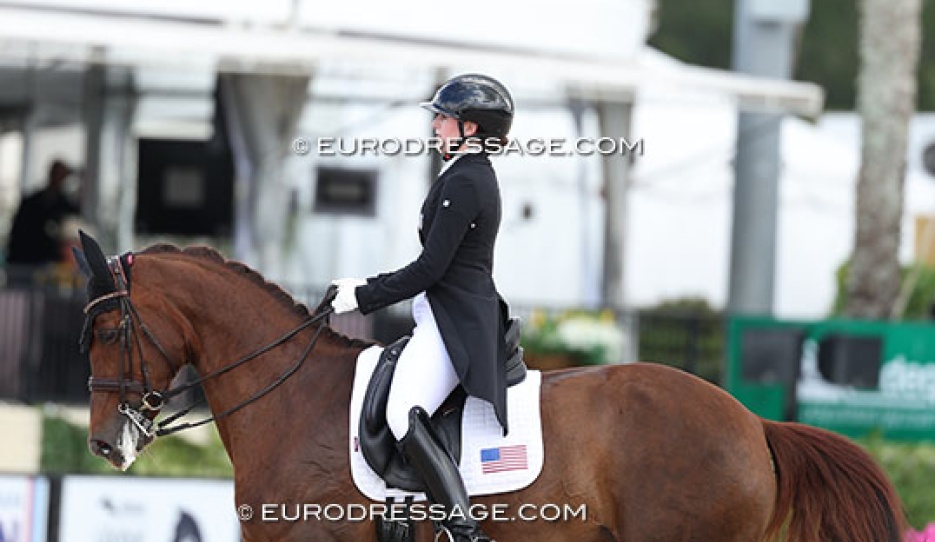 Ella Fruchterman and Hannah Montana at the 2025 CDIO-U25 Wellington :: Photo © Astrid Appels