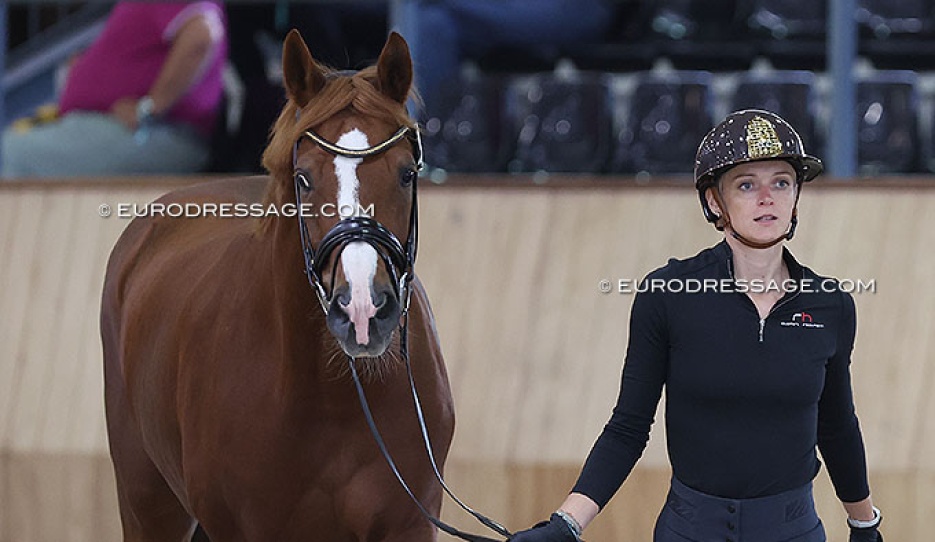 Austrian team newcomer: Bettina Kendlbacher and Broadmoars Don Alfredo :: Photo © Astrid Appels