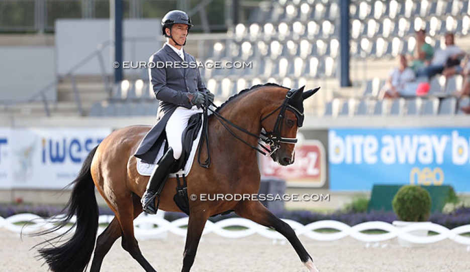 Betrand Liegard and Ginger at the 2025 CDIO Aachen :: Photo © Astrid Appels