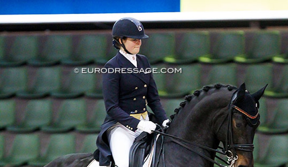 Sophie Reef and Charming Lady at the 2020 CDI Lier :: Photo © Astrid Appels
