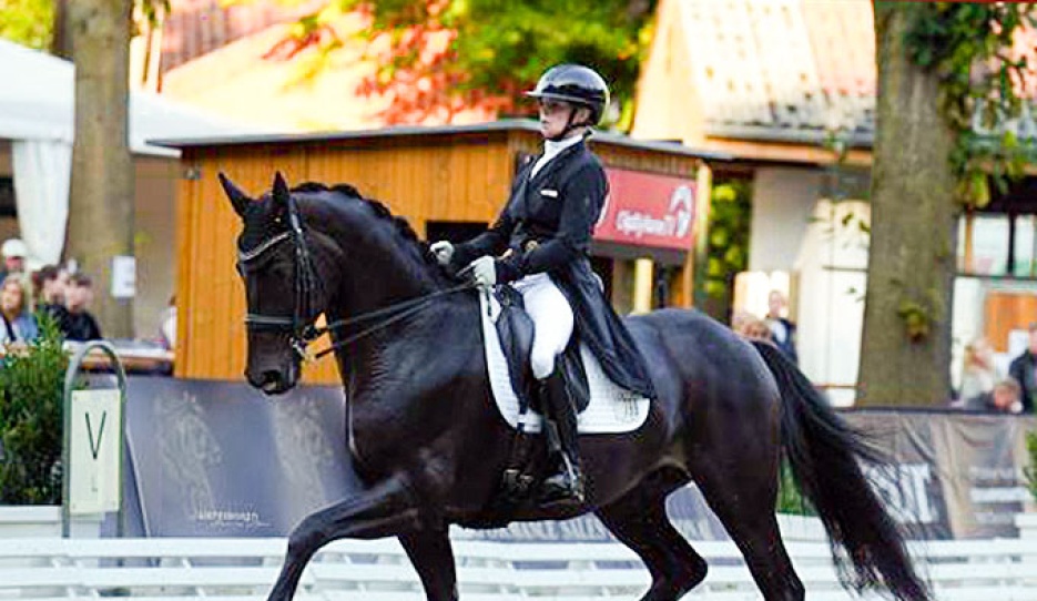 Annika Korte and Morning Star at the Bundeschampionate in Warendorf :: Photo © Lichtdesign