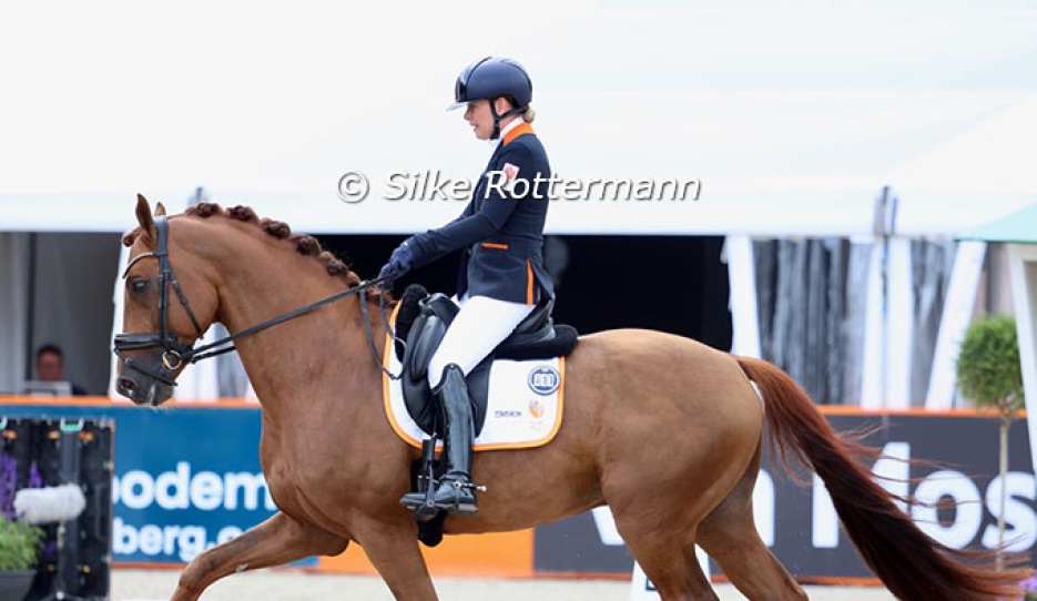 Rixt van der Horst and Fonq at the 2025 European Para Dressage Championships :: Photo © Silke Rottermann
