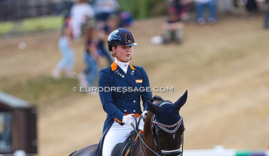 Robin Heiden and Gasmonkey at the 2022 European Young Riders Championships :: Photo © Astrid Appels