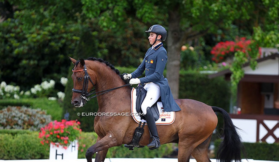  Juan José Ruiz Esteban on Jerezano at the 2023 European Junior Riders Championships :: Photo © Astrid Appels