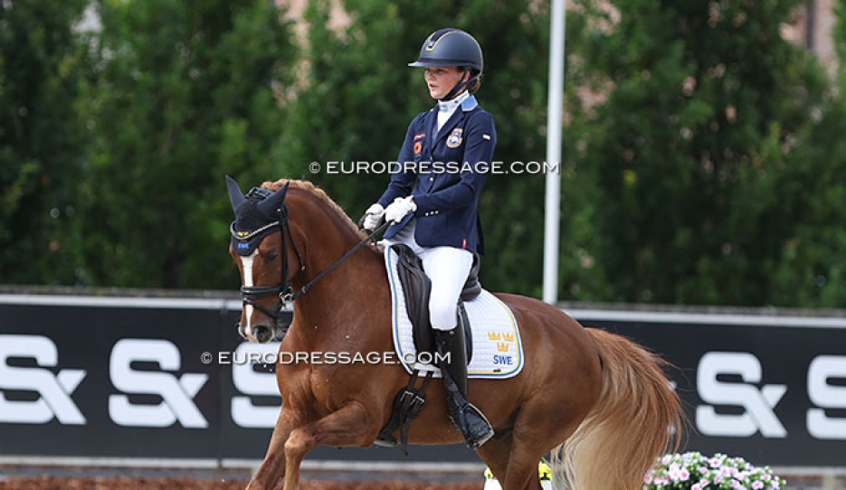 Frans Isak at the 2024 European Pony Championships :: Photo © Astrid Appels