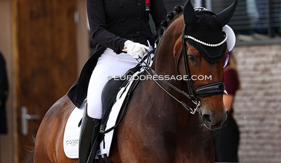 Cathrine Dufour and Mount St. John Freestyle win double silver and team bronze at the 2025 European Championships :: Photo © Astrid Appels