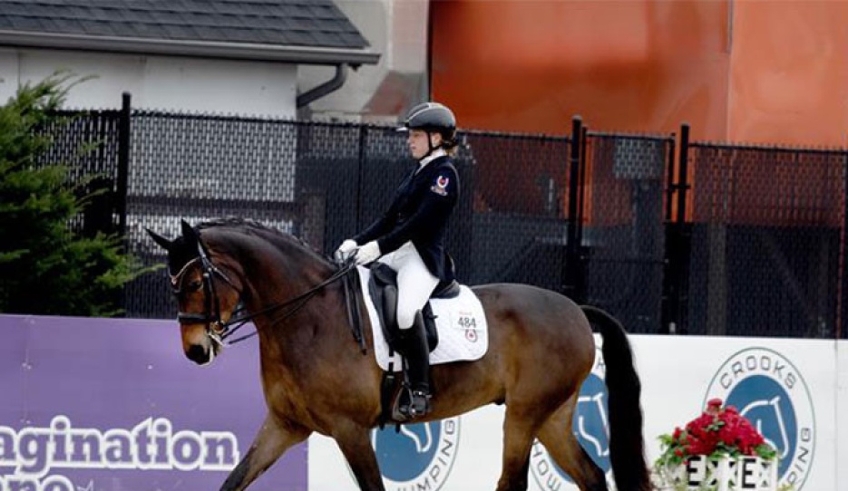 Imogen Hawes and Knights Cavollo Dolce are the 2025 West Canada Junior Champions:: Photo © Marion Cox 
