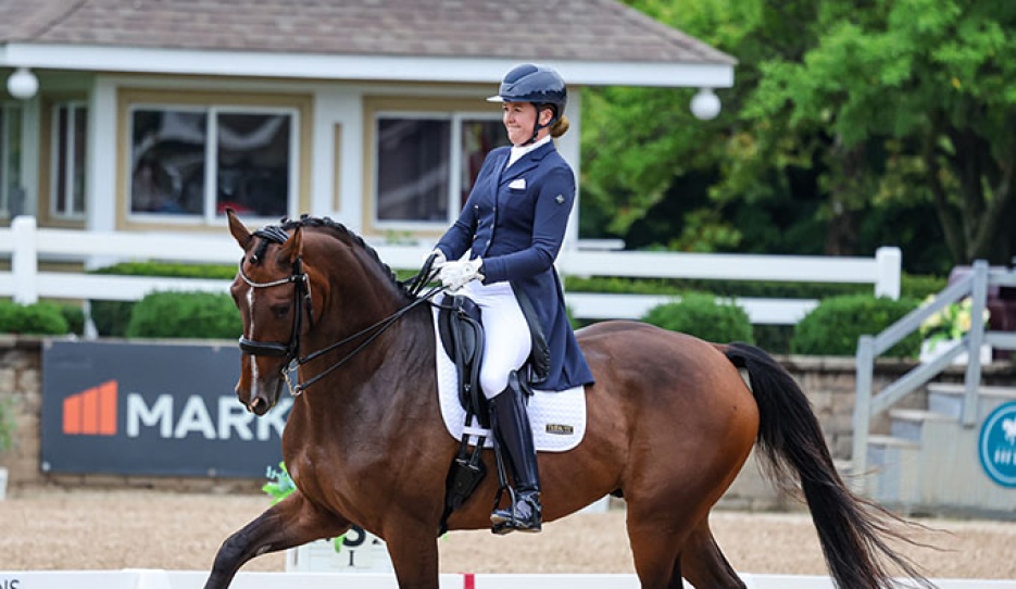 Lauren Sprieser and C Cadeau at the 2025 U.S. Small Tour Championships :: Photo © Sue Stickle