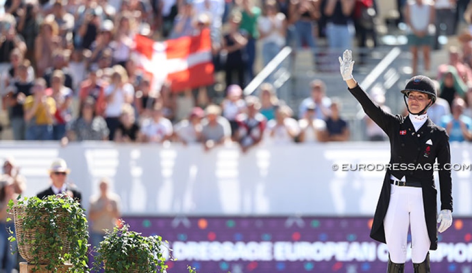 Double silver for Dufour at the 2025 European Championships in Crozet :: Photo © Astrid Appels