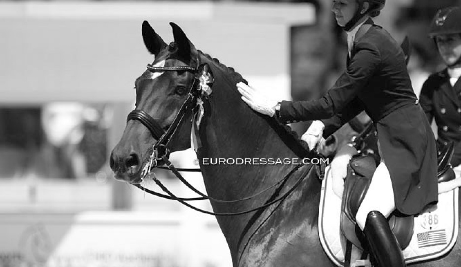 Laura Graves and Verdades made history by winning the GP Special at the 2018 CDIO Aachen :: Photo © Astrid Appels