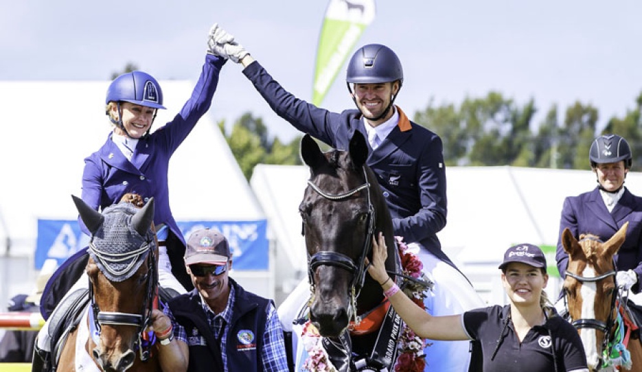 Julie Brougham and John Thompson at the Horse of the Year Show in 2018 :: Photo © Libby Law