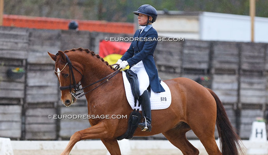 Nadine Capellmann on Waitoni at the 2023 CDI Sint-Truiden :: Photo © Astrid Appels