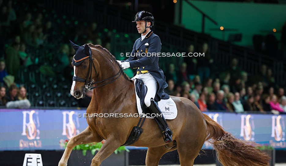 Norja Carrascosa and Sir Hubert B at the 2025 CDI-W 's Hertogenbosch :: Photo © Astrid Appels