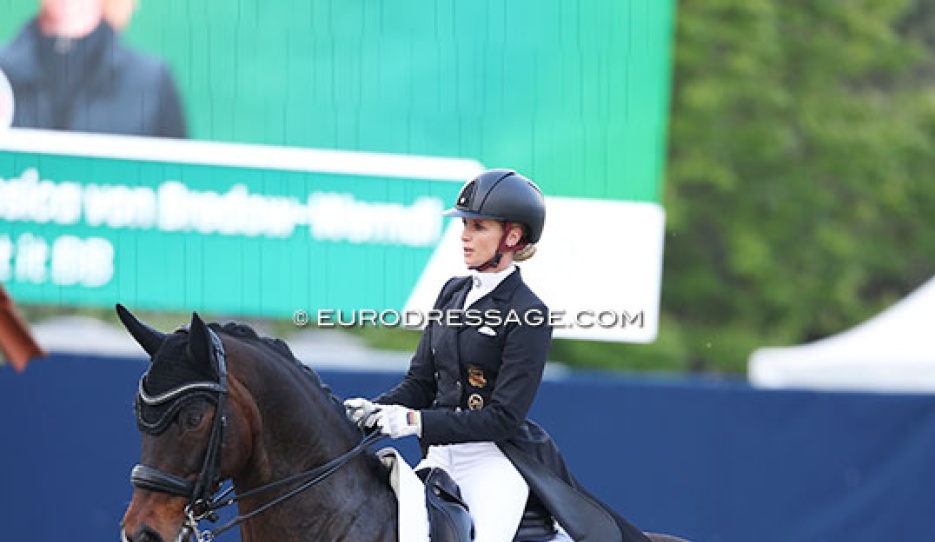 Jessica von Bredow-Werndl and Got It BB at the Louisdor Cup qualifier in Hagen :: Photo © Astrid Appels