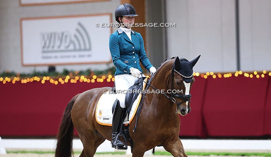 Esmae NIessen and Strandgaards Do It My Way at the 2025 CDI Kronenberg Indoor :: Photo © Astrid Appels