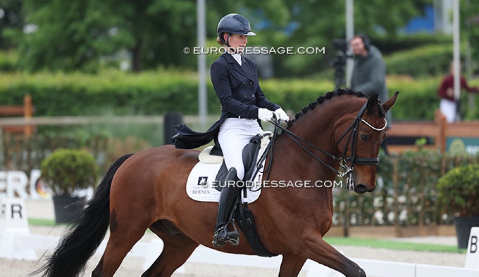 Lara Butler and Graaf Leatherdale T at the 2025 CDIO Lier :: Photo © Astrid Appels