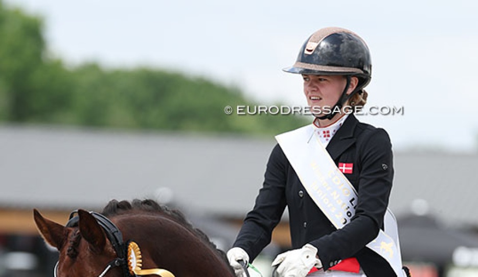 Alberte Josefine Harsbo on Napoli TH at the 2025 CDIO-JR Lier :: Photo © Astrid Appels