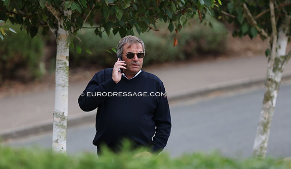 Carlos Lopes at the 2022 European Junior / Young Riders Championships :: Photo © Astrid Appels